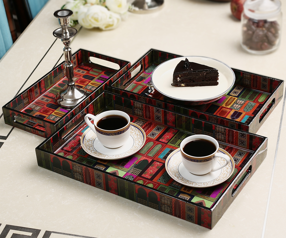 Haveli Charm Tray Set of 3