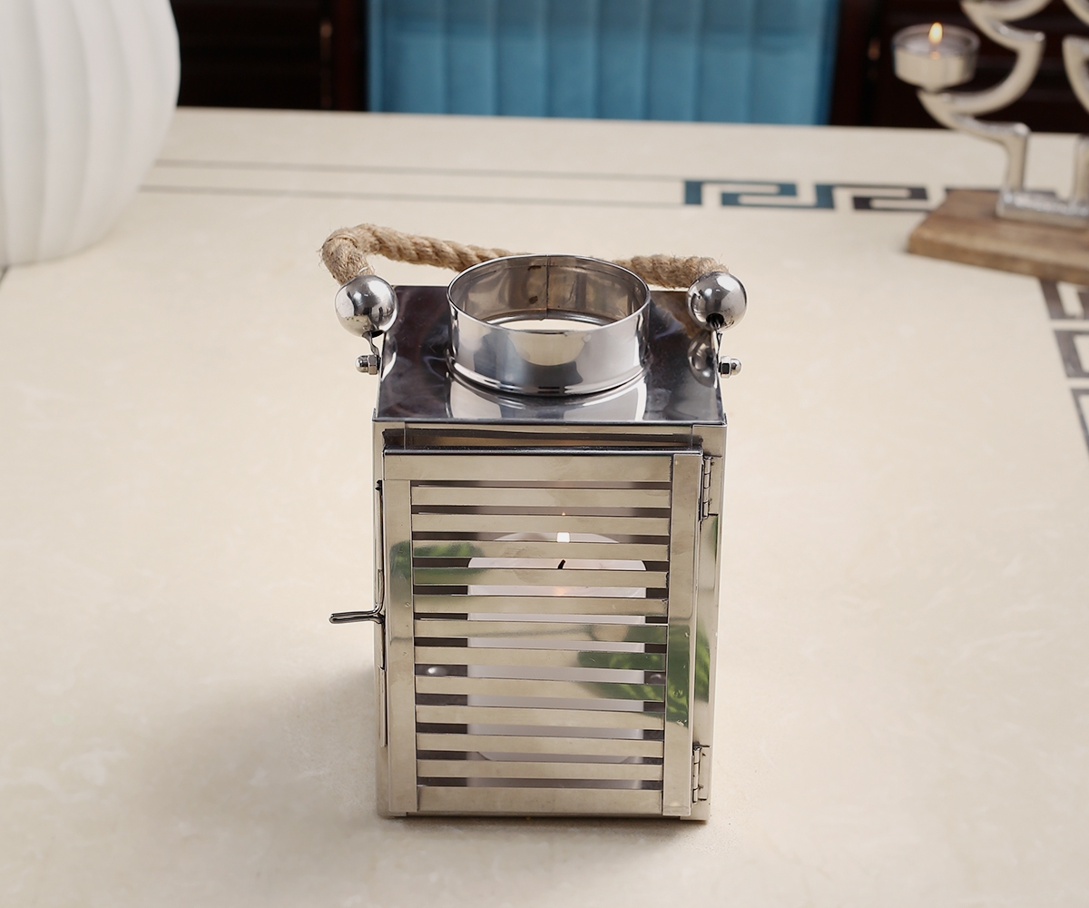 Nautical Silver Lantern